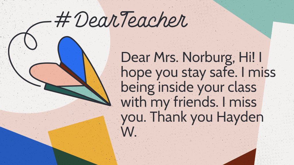 #DearTeachers Shout out to all the teachers this week, especially the ones that have taught my boys this year.  <a href="/QHTrailblazers/">Quartz Hill El</a> <a href="/WendyNorburg/">Wendy Norburg</a> THANK YOU!!