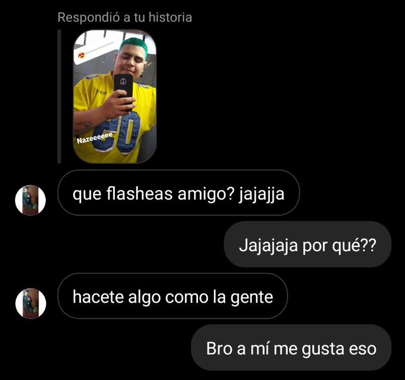 Nahu_Garro's tweet photo. Como quieren que después tenga autoestima si cuando me hago algo que me gusta te tiran comentarios de mierda así https://t.co/W8Ih4WHjIz