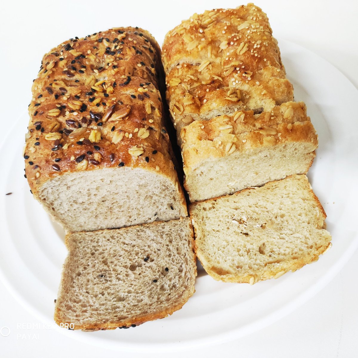 Sprouted flour breads just yummm