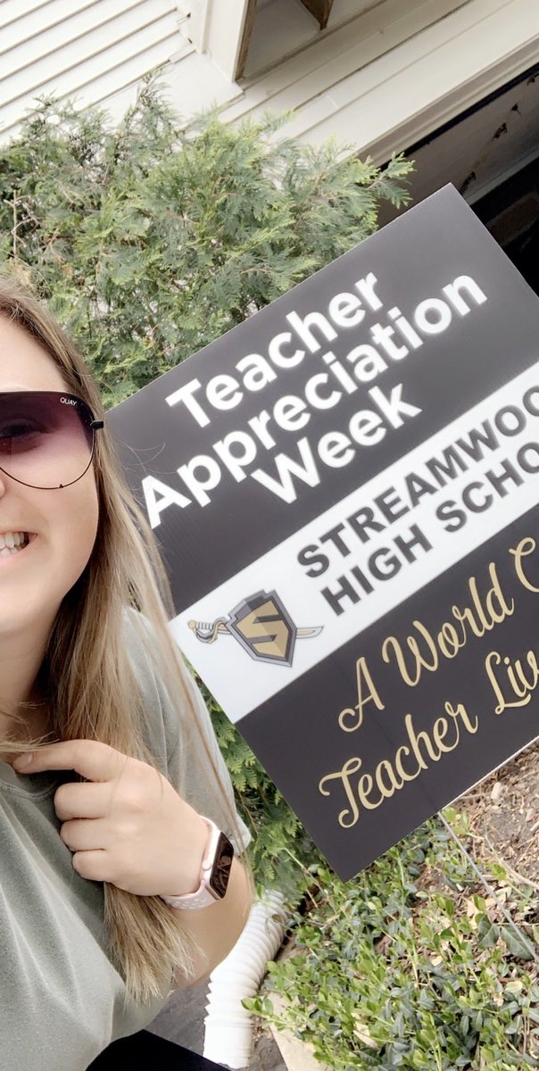 ms_stenstrom's tweet photo. I really like my job. Happy Teacher Appreciation Week! #sabrepride https://t.co/0Sy7Y9u64j