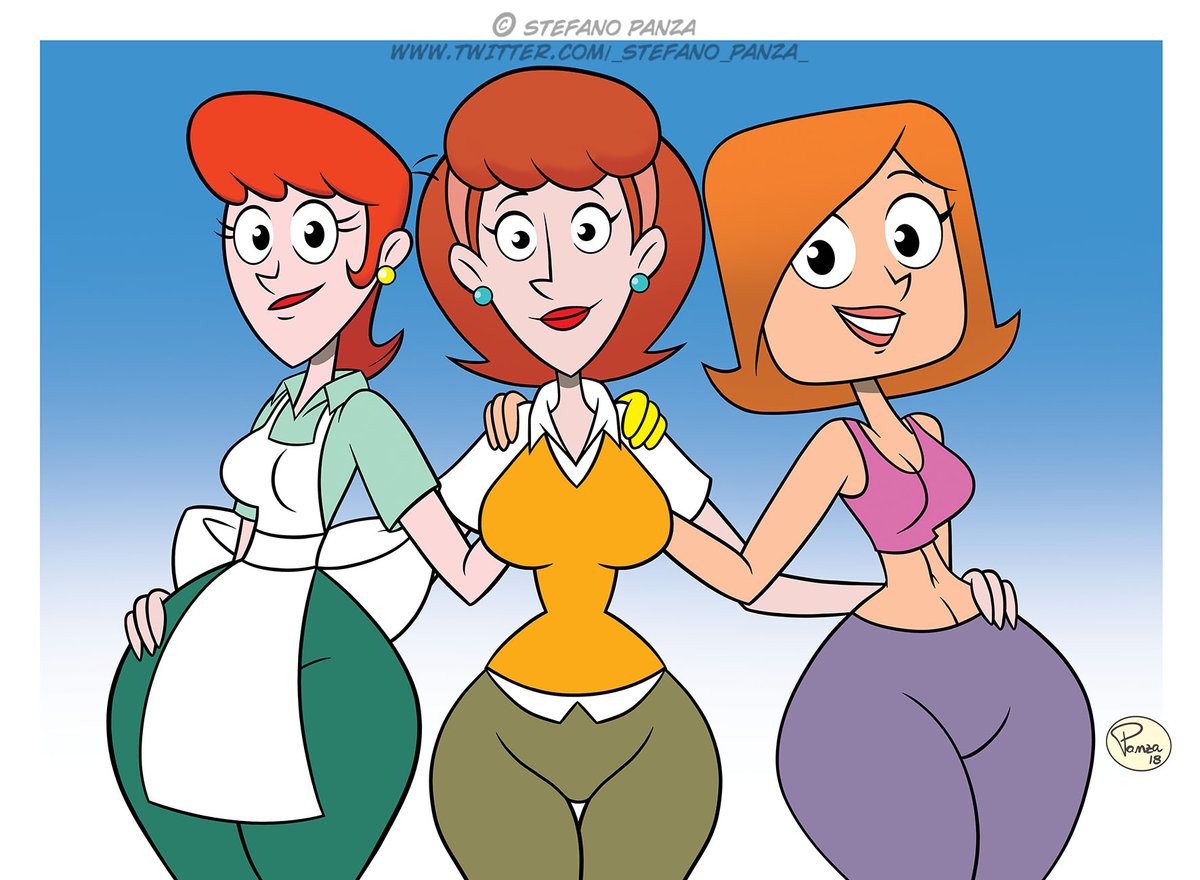 3 Milfs (© Genndy Tartakovsky/Disney/Cartoon Network). 