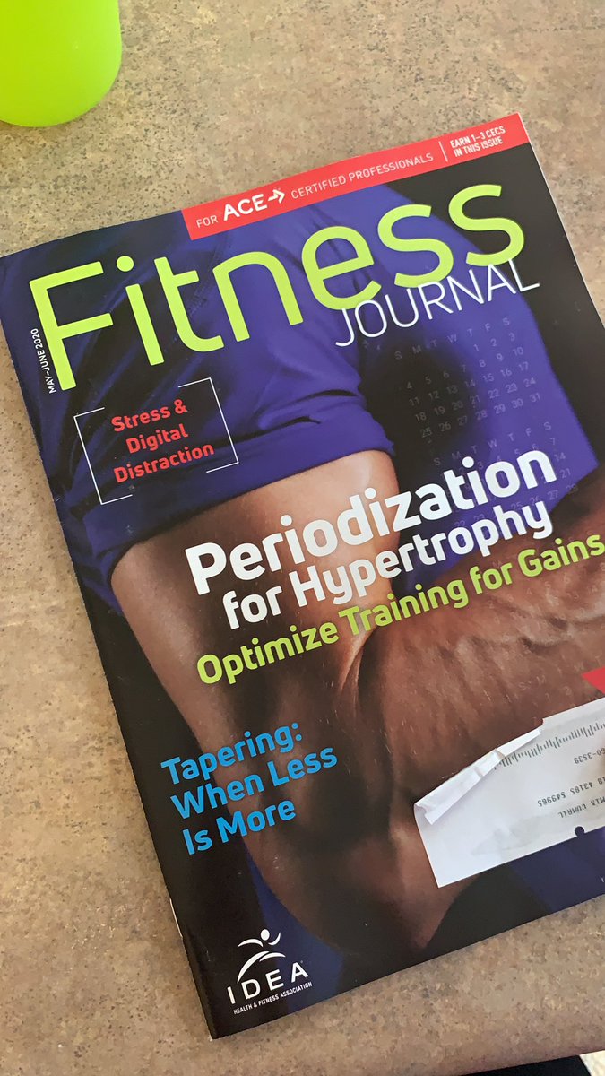 I may not be back to teaching at the @ymcacassclay YET, but still staying on top of my game! Thanks, <a href="/acefitness/">American Council on Exercise</a>