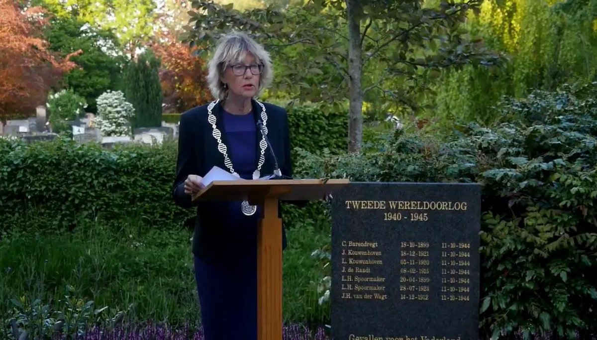 Sobere maar plechtige dodenherdenking 4 mei 2020 zonder publiek.<a href="/ALBRANDSWAARDzh/">gem. Albrandswaard</a>