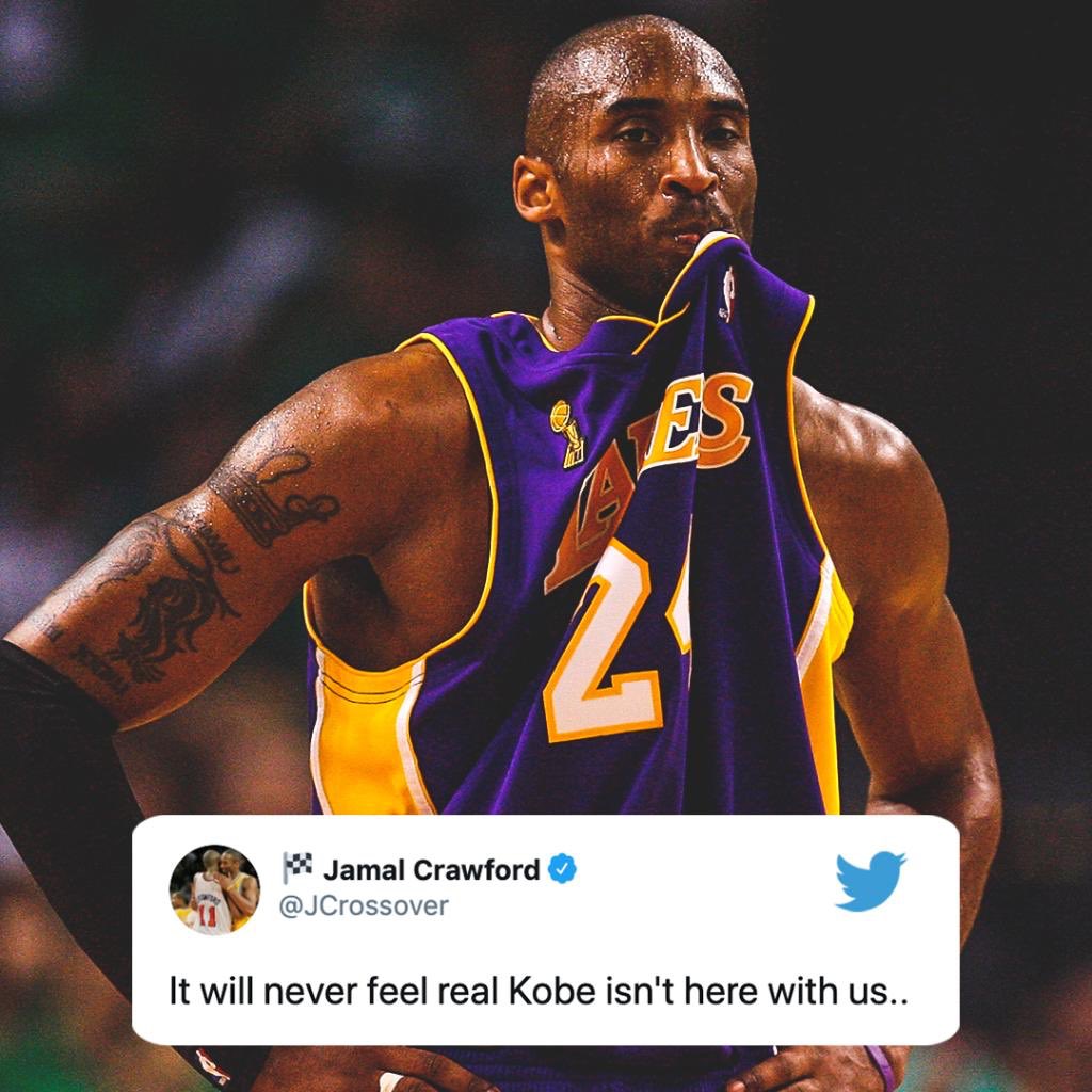 We’re all missing Kobe.💜💛 (📷 @espn)