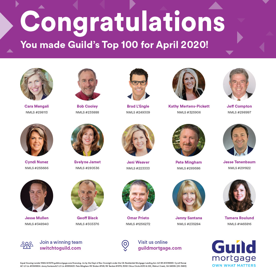 GuildCAHI's tweet photo. Guild's CA+HI Region had an outstanding April! ๐ #GuildCAHI #GuildMortgage #GuildConnect2020 https://t.co/Xr2VuuJvPi