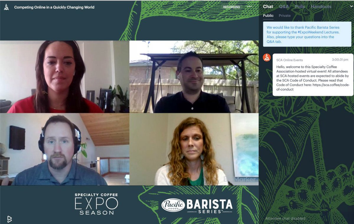 elmundodelcaffe's tweet photo. El café se discute en línea: @SpecialtyCoffee organizó 15 conferencias y eventos programados del webinar #ExpoWeekend, donde se analizaron diversos tópicos relacionados con la problemática actual del café de especialidad alrededor del mundo. https://t.co/bQ3CGu6JWW