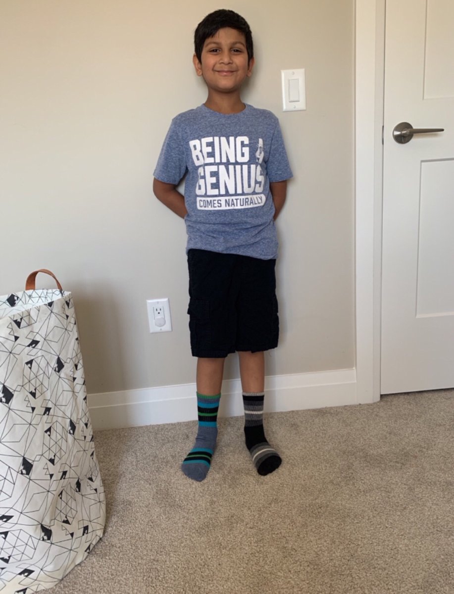 brophyrose1's tweet photo. Chandini, Savannah and Ayush are showing their school spirit today with these amazing socks! @McNeillyfmpsd @FMPSD #ABLearningAtHome #FMPSDLearningAtHome #FMPSDStudentLearning #FMPSDStudentAppreciation #davemcneillyrocks https://t.co/y0aGyw3Spp
