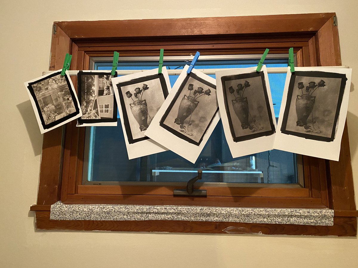 mad_hip_prints's tweet photo. @NotAloneArt1 told me that I was sleeping on art twitter, so here I am!
Some platinum prints I cranked out today, working on contrast tests, and beginning to print the first negatives for an upcoming series!
#platinumprinting #digitalnegatives #alternativephotography https://t.co/iEUzj28C4f