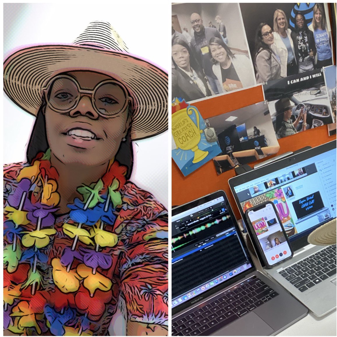 Today I Had Sooooo Much Fun 🌸 Thank you <a href="/NitaraMurray/">Nitara</a> for giving me the opportunity to Dj 🎵 &amp; present at Empire 212!! Welcome Back Virtual Luau Party Call 🎉 #LifeAtATT <a href="/gsc_unitedforce/">GSC United Force</a> #teamdynasty #Acworth