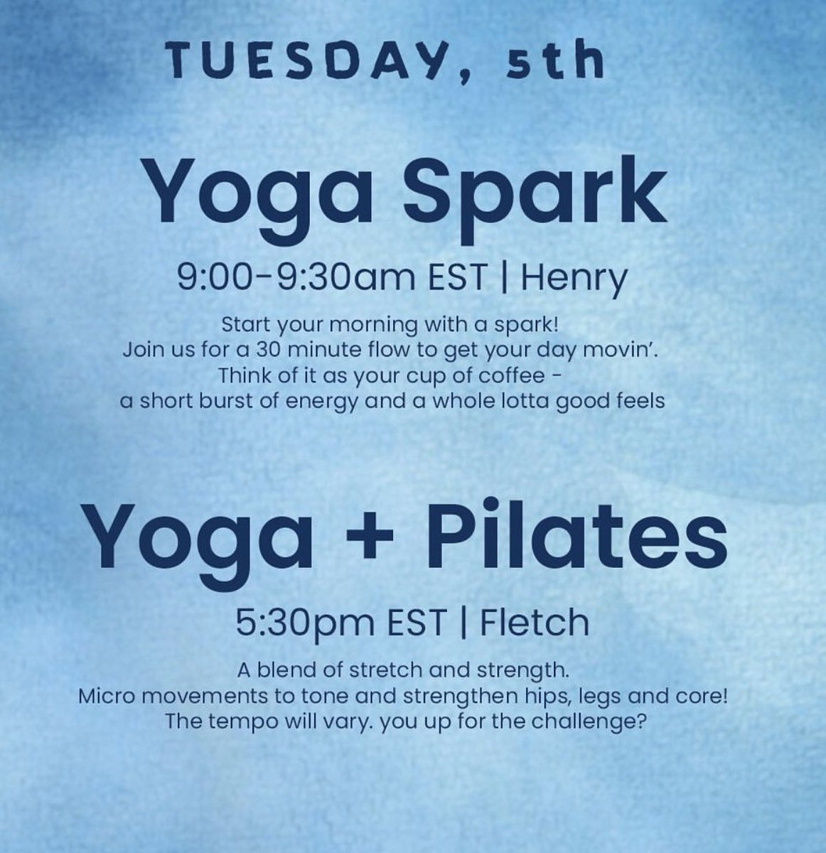 bluemarbleday's tweet photo. Looking for online yoga courses? Click the zoom link in our Instagram (bluemarbleday) bio! https://t.co/aBqk9IHBQ3