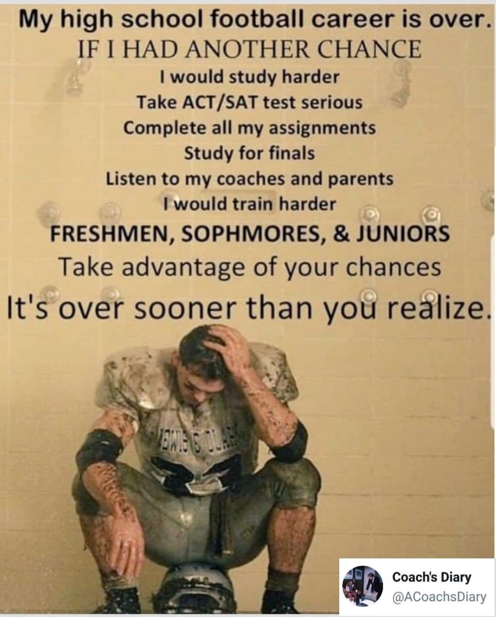 CoachTimbs's tweet image. This message hits home a little hard in today’s situations! Do what you can when you can!