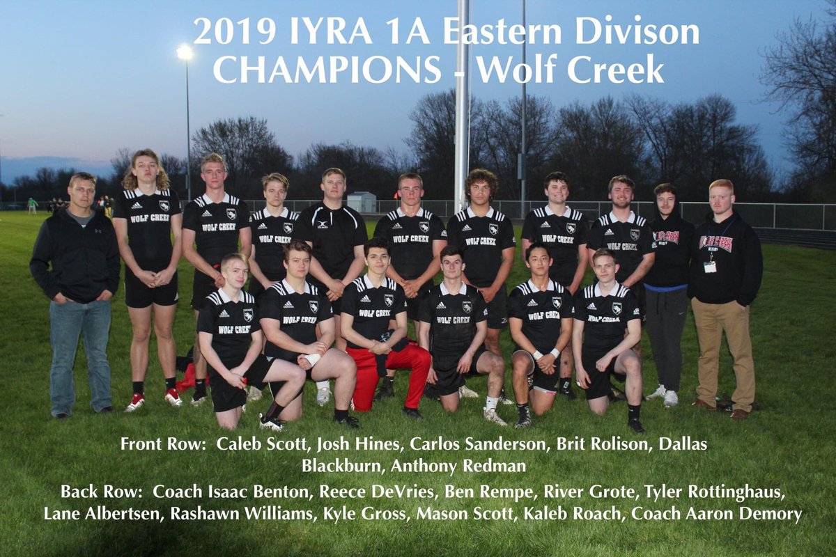 rhinodaddy's tweet photo. A year ago today these boys were on the pitch tackling with no pads! Wolf Creek Boys! #iyra #youthrugby. https://t.co/6rwmasmyGJ