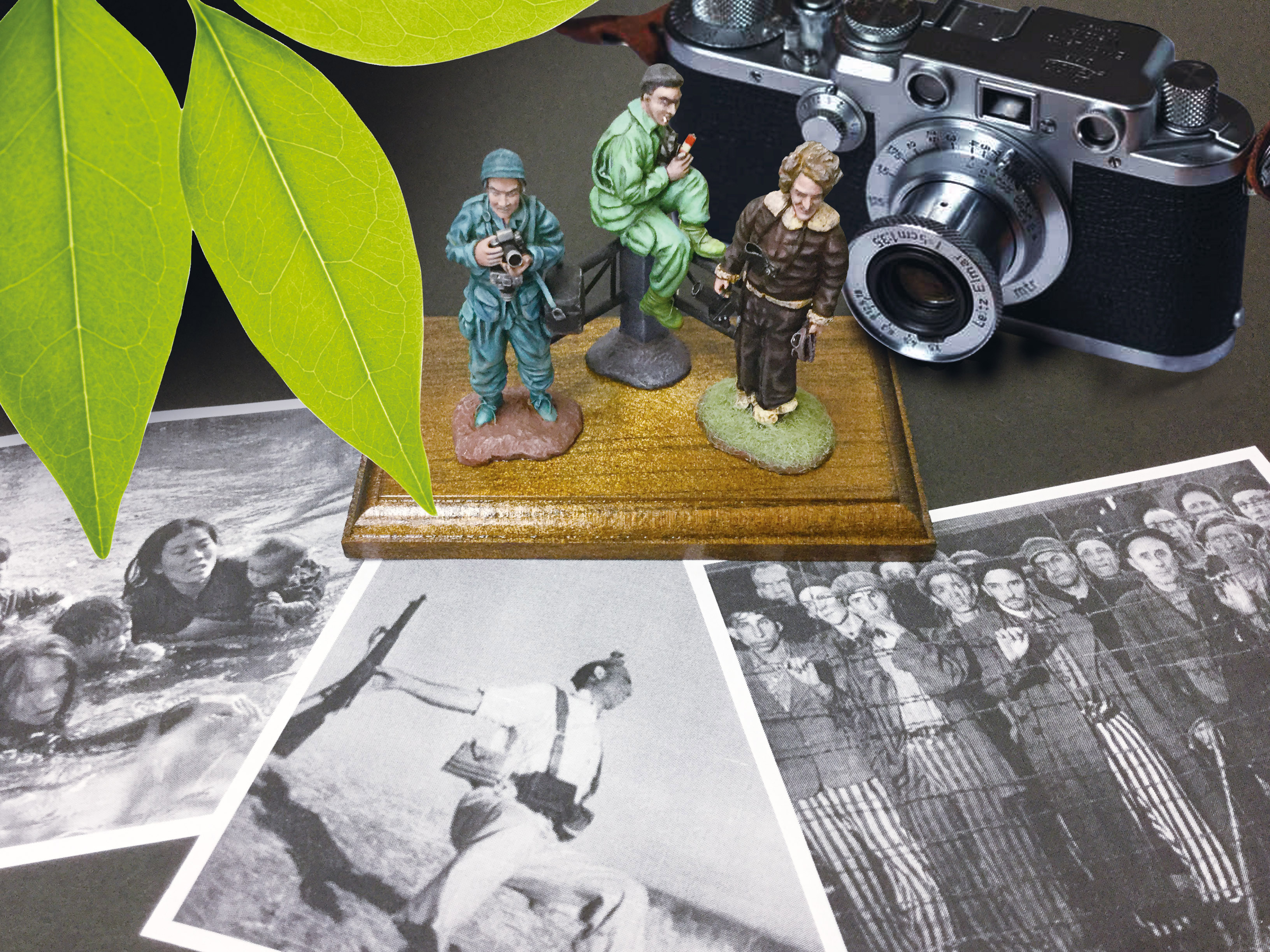 Modelab K Z G 戦場カメラマン 1 35スケール 1993年タミヤ人形改造コンテスト銀賞作品 沢田教一 Kyouichi Sawada ロバート キャパ Robert Capa マーガレット バーク ホワイト Margaret Bourke White コロナで制作意欲が湧かないので旧作で