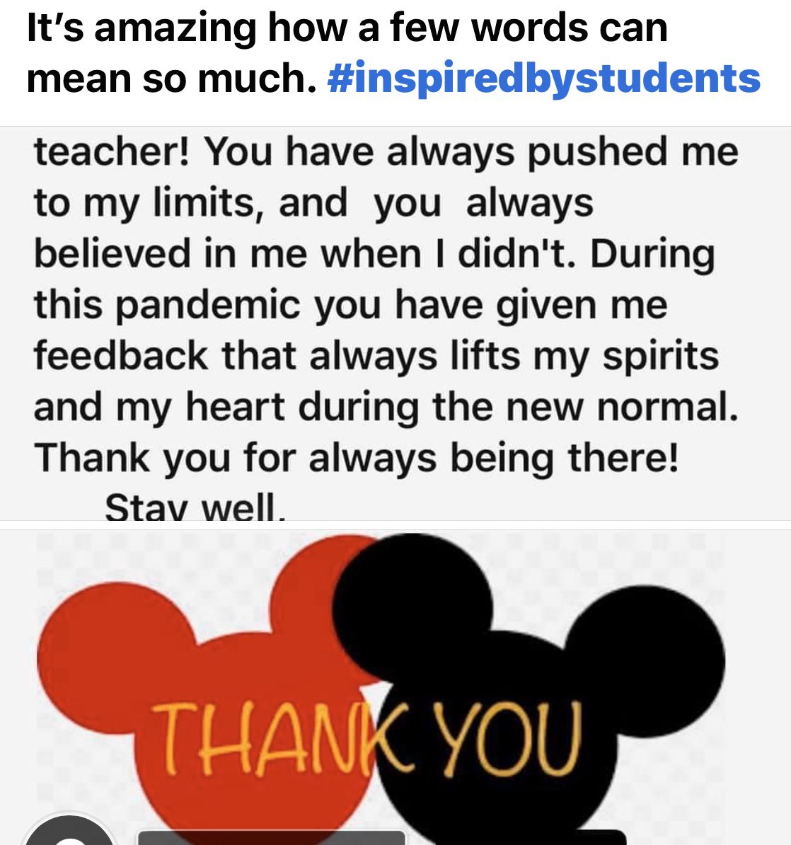 A few encouraging words can make all the difference.