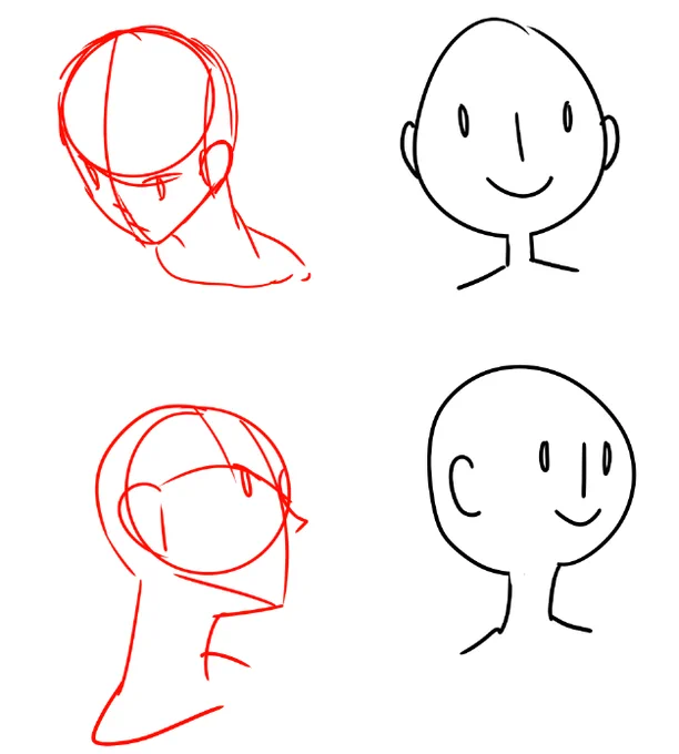 Dynamic head angles I sketch out vs. What actually gets linearted 