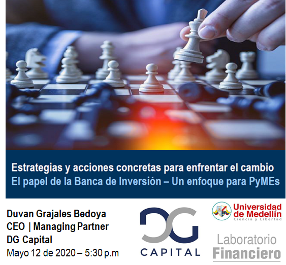 LFinancieroUDEM's tweet photo. Te invitamos a participar en esta webinar donde se analizará el papel de la Banca de Inversión como asesor estratégico en ésta época de grandes cambios y reinvención de estrategia de negocios @UdeMedellin_ 

¡Inscríbete! https://t.co/ByqRyhiZx5 https://t.co/G1VAfW17GD