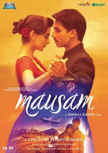 73rd Bollywood film: #MausamThe IMDb rating is excessively low. The story fails to leave a strong mark and becomes repetitive, *but* it is decent & some moments are really engaging + lead pair is good + the cinematography & costumes are beautiful! #ShahidKapoor  #SonamKapoor