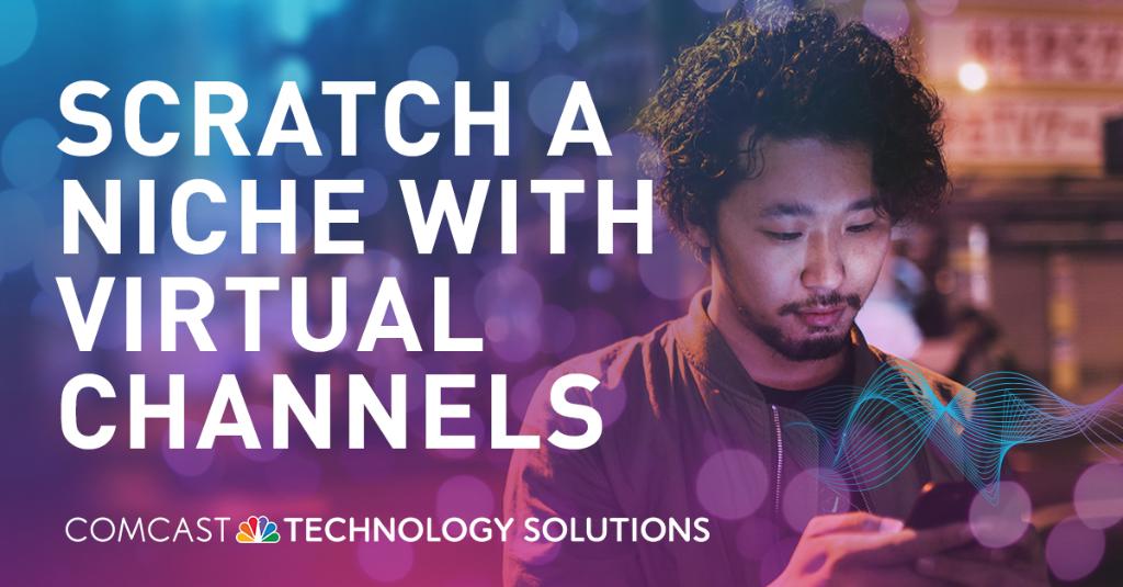 ComcastTechSoln's tweet photo. Grow an existing fan base or create one from scratch. #virtualchannels let you build niche audiences to maximize the value of your content. https://t.co/tRGFNMdGuc https://t.co/tqOcFPxc84