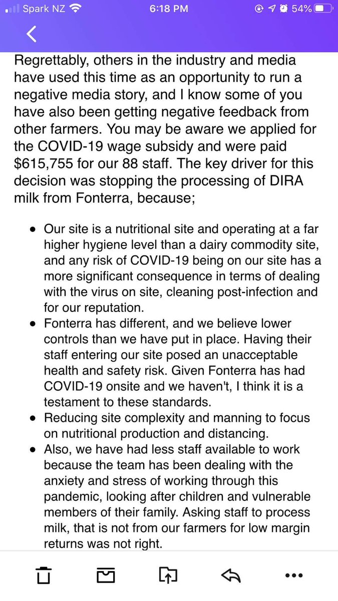 TheMusterShow's tweet photo. What are your thoughts on Matarua Valley Milk taking the Govt wage subsidy, 
Are they justified?  Secondly what do you make of them pointing the finger at @Fonterra ? @TheCountry @GrantMcCallum4 @blairdrysdale77 @fairleigh_ag @Pandasport https://t.co/FHrRgPjRBJ
