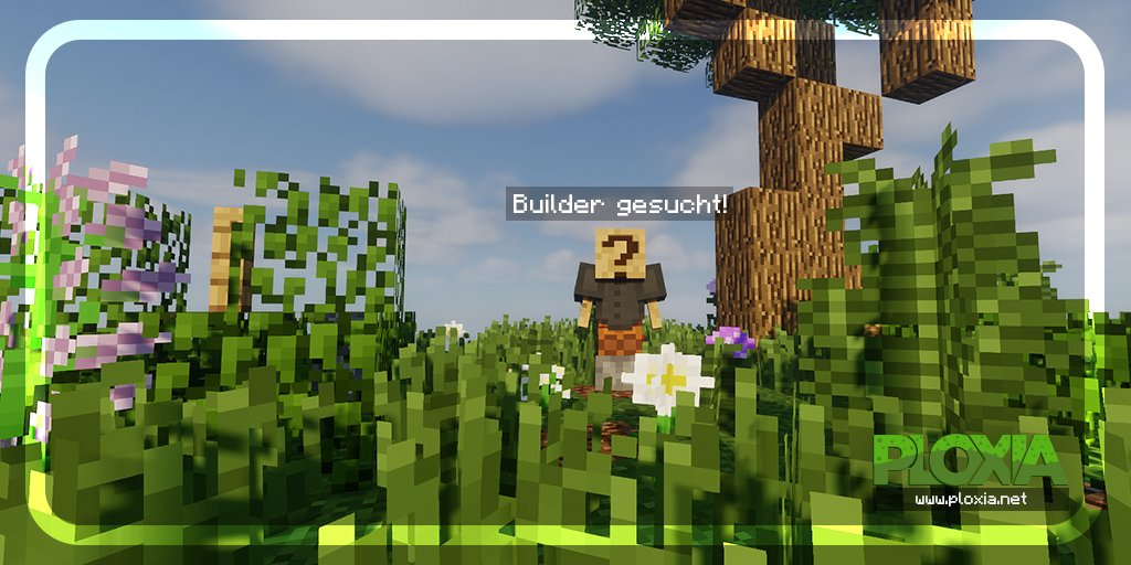 PloxiaNET's tweet image. ▫️ Builder gesucht!

Du kannst gut bauen? Dann komm zu uns!

Du kannst dich bei Interesse einfach bei uns per DM melden. 📨
