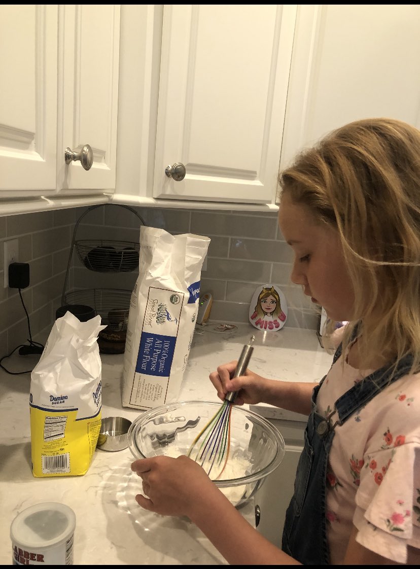 Yes!! I never thought I’d get to cook with one of my students! So fun!!