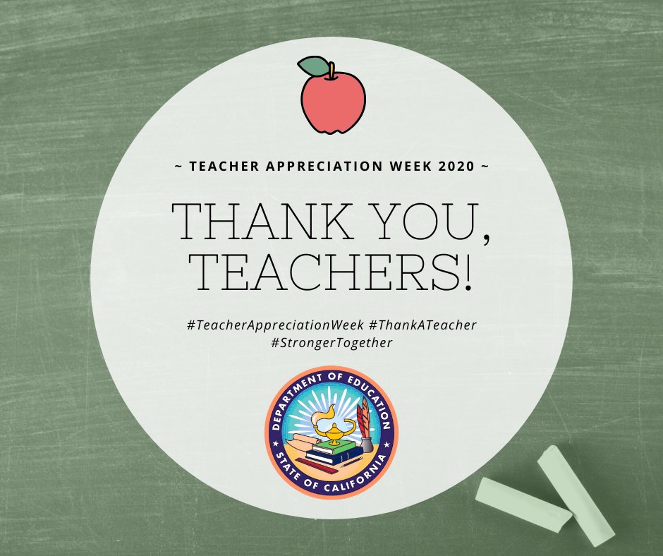 CA Department of Education tweet media
