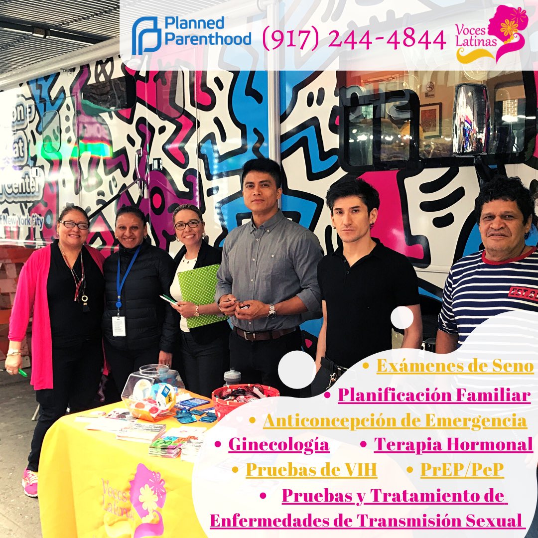 HolatinosMpower's tweet photo. La unidad móvil de @PlannedParenthood viene a @VocesLatinas cada semana ofreciendo sus servicios totalmente #Gratis Separa tu cita llamando al (917) 244-4844 #Gay #Queens #JacksonHeight #Latinos #Hiv #Prevention #pep #prep https://t.co/jDcjfgYJg3