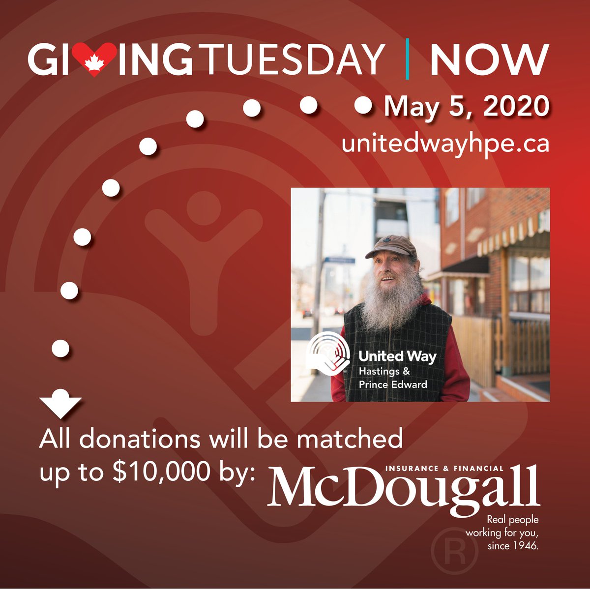 mcdougallins's tweet photo. Tomorrow, May 5th is giving Tuesday! 

We have partnered up with the United Way to support community causes during these trying times. We will be matching all donations made on May 5th, up to $10,000 the United Way! 

Go to https://t.co/hdF1EFyv66 to donate.

#TeamMcDougall https://t.co/9xIIatUoIq