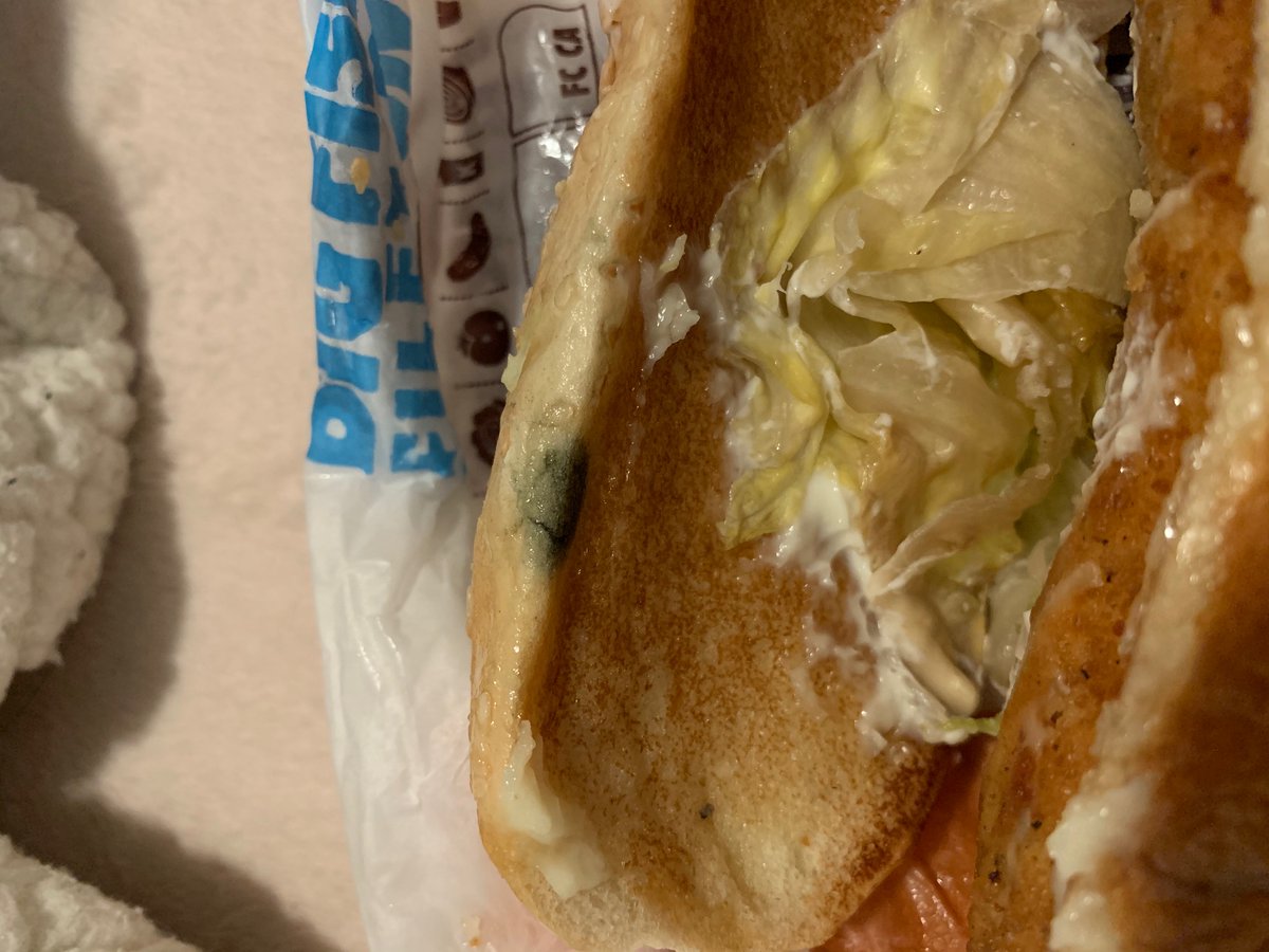 helltai's tweet photo. I ordered @BurgerKing 's Chicken Bundle and received 3 moldy sandwiches. Is this a joke? This is a serious health hazard PLUS definitely not the right time to end up in a hospital. Oh, and the smell… 🤢 And i'm not getting any answers from them! https://t.co/lxMOztyGu1