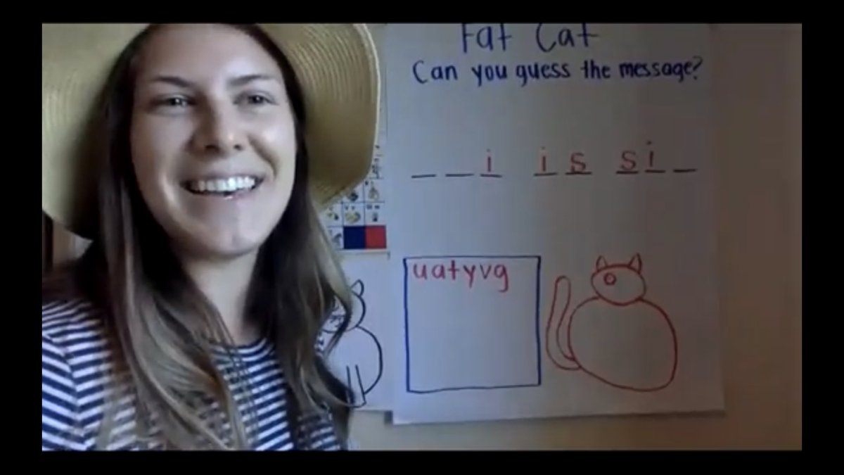 Today we celebrated a classmate’s birthday with hat day and a fun game of fat cat where students had to guess the secret message! Making the most out of our #SCNTIDays 😊