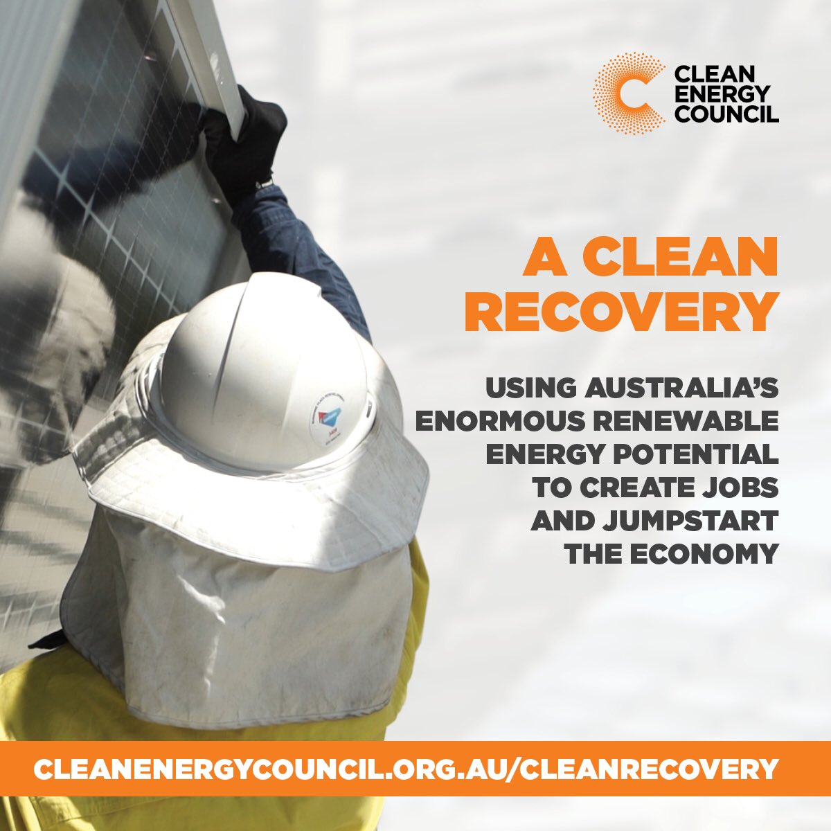 Time for A Clean Recovery. Today we released a plan to create 50,000 new jobs, drive down power prices &amp; deliver $50 billion worth of investment in new wind &amp; solar into Australia. Check it out here...cleanenergycouncil.org.au/advocacy-initi…