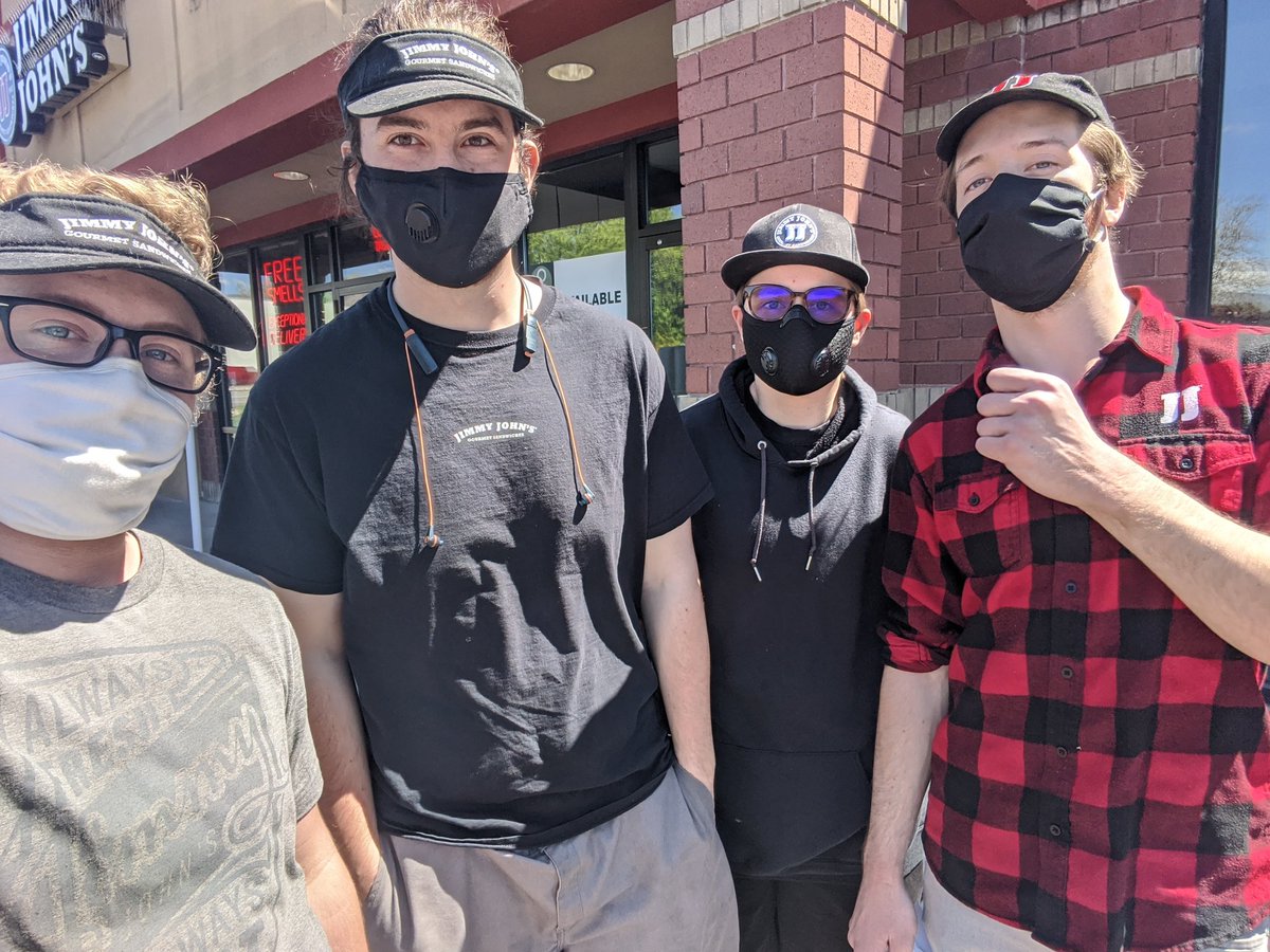 JimmyWorkers's tweet photo. Today, Jimmy John’s Workers in Salt Lake City delivered a majority petition to our bosses and demanded they put people over profits! Read, sign, share our petition: https://t.co/WO4aMQMTyB
JJ employees that demand safety, email: jjworkersunited@gmail.com
#JJWorkersUnited https://t.co/lvF3LOZ8o0