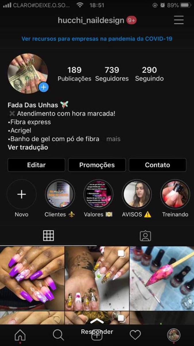 Meninas, quando meu insta bater 1000 seguidores vou começar a gravar stories mostrando um pouco do meu dia a dia de trabalho, dando dicas e o que vcs pedirem!!! Sigam lá 🥰💪