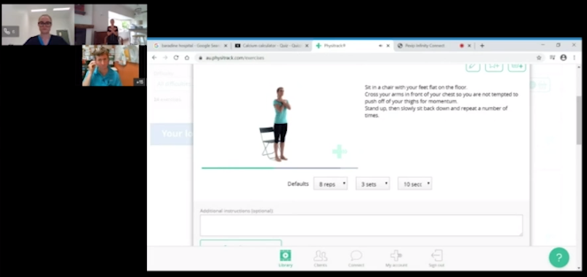 Last months live demonstration of a #virtual #OACCP and #ORP initial patient assessment, with a focus on the physical and functional assessment. 'Kitchen-side' 30-second Chair Stand Test (30s CST) test made easier with <a href="/physitrack_au/">Physitrack Australia</a> video demonstrations! <a href="/thompsonjuliak/">Julia Thompson</a>