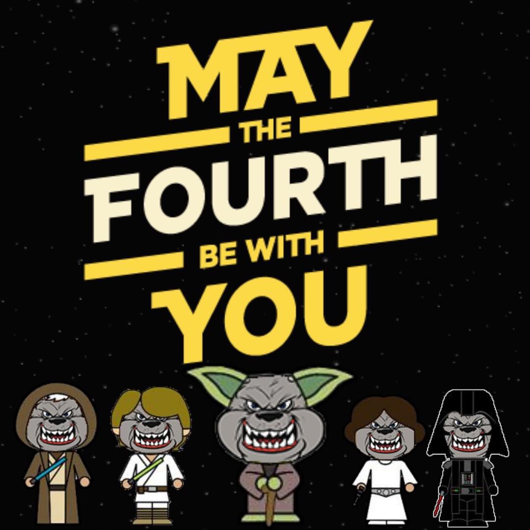 SACBSTX's tweet image. For all of our bulldog Star Wars fans out there! #MaytheFourthBeWithYou #WeHadToDoIt