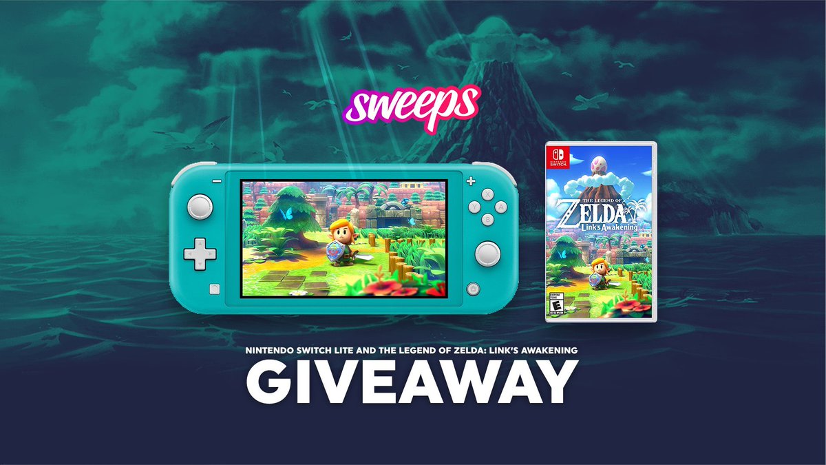 EpicTalentGG's tweet image. We’re excited to announce this Nintendo Switch Lite and The Legend of Zelda: Link’s Awakening giveaway!

To enter:
🔗 Click here: sweeps.gift/qx1da

Bonus entries:
👥 Tag a friend
💬 Reply to this tweet
💞 Retweet and like this tweet
👉 Follow @Sweepsgg