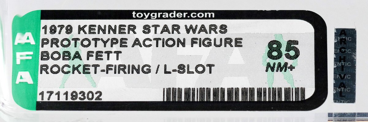 HakesAuctions's tweet photo. SOLD FOR $112,536! @HakesAuctions made the news for the record-breaking sale of this #RocketFiringBobaFett #LSlot #prototype #actionfigure. Contact us today to sell your @starwars #collectibles!
#Kenner #StarWars #AFA #BobaFett #StarWarsCollectors #StarWarsDay #MayThe4thBeWithYou https://t.co/WxI5uI837m