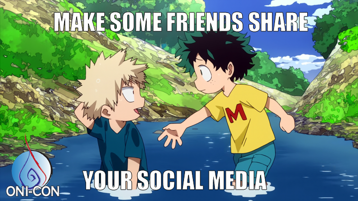 OfficialOnicon's tweet photo. Want some new friends to hang out with at Oni-Con? Share your social media handles below, and lets make some new friends! 🤗 

-Please only link SM that is family friendly!

#anime #animecon #onicon #onicon2020 #texasanime #texasanimecon https://t.co/FCB3ToU33T