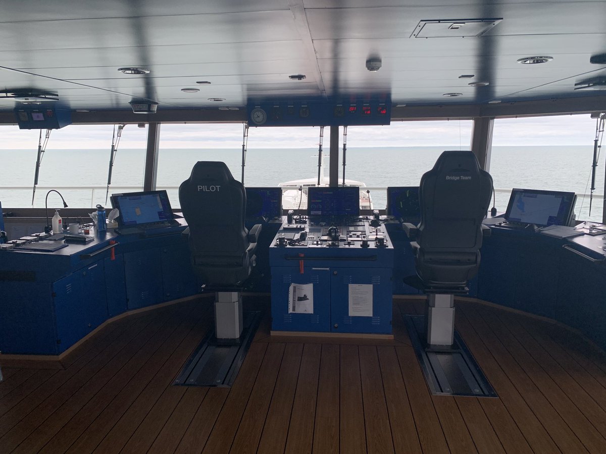 CaptainJ_A_C's tweet photo. #ShipDuJour was the #GaïaDesgagnes. What an absolutely gorgeous ship! She was built in 2018 for @Furetank as the #FureVinga.
I felt like I was flying the #MillenniumFalcon with that cockpit! She did the #WestRun in 17-1/2 parsecs.😉
#MayThe4thBeWithYou https://t.co/Irsi5xeMUf
