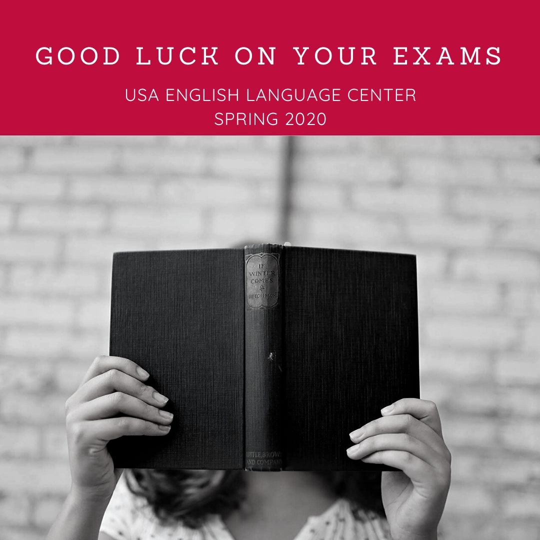 usa_elc's tweet photo. It is EXAM WEEK at the University of South Alabama.  We know you can do it! Finish strong! #southstrong #wearesouth #adayatusaelc #youarewelcomehere https://t.co/gZ6p9FrAS7
