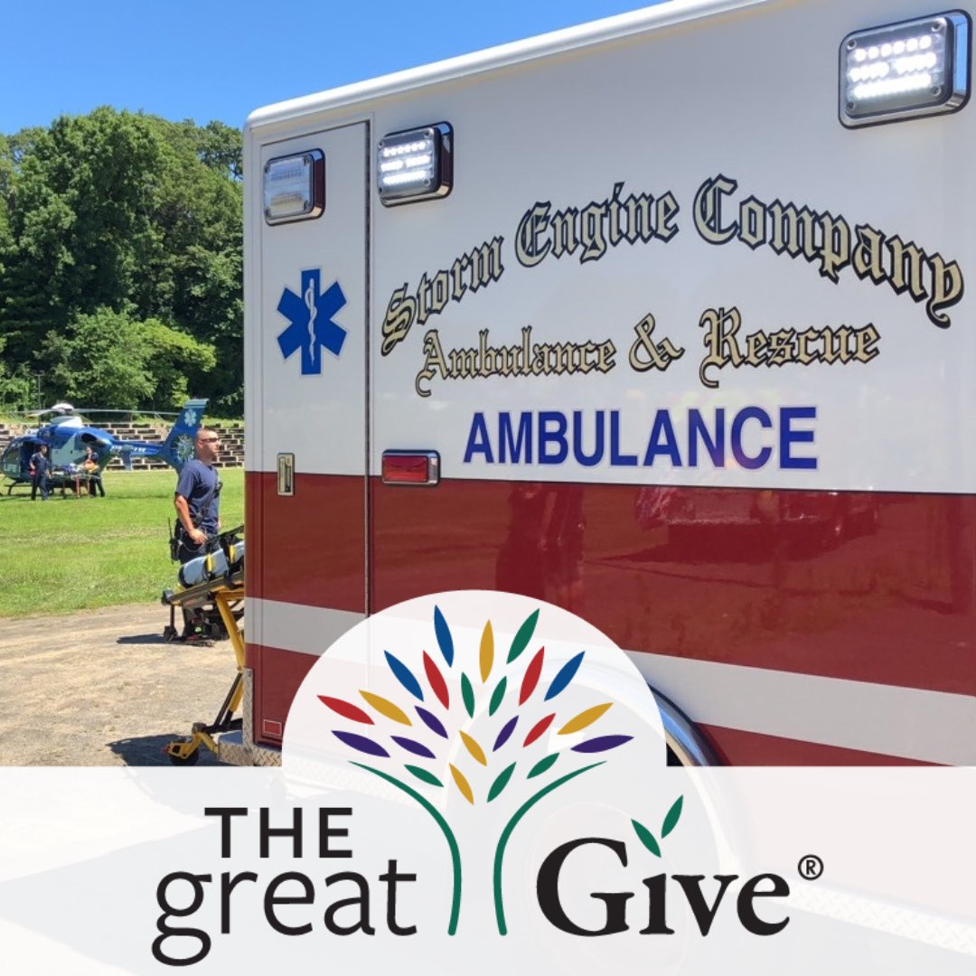 StormAmbCorp's tweet photo. #thegreatgive starts tomorrow at 8am! Donate between 8am-9am tomorrow to get us entered into the running for an early bird prize from The Community Foundation for Greater New Haven #sacgreatgive2020

https://t.co/cJ5VMhCWOF https://t.co/tFkeIomiFa