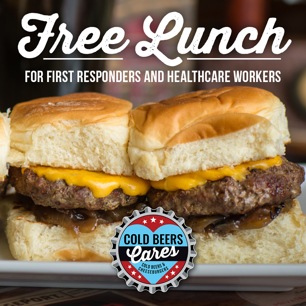 welovecoldbeers's tweet photo. Throughout the month of May, all AZ Cold Beers &amp; Cheeseburgers locations will be offering FREE LUNCH to first responders and healthcare workers from 1:00pm-3:00pm every Tuesday starting tomorrow! #ColdBeersCares

#ColdBeers #WeLoveColdBeers #SupportLocal #HealthCareHeroes https://t.co/pWAsjtpYPs