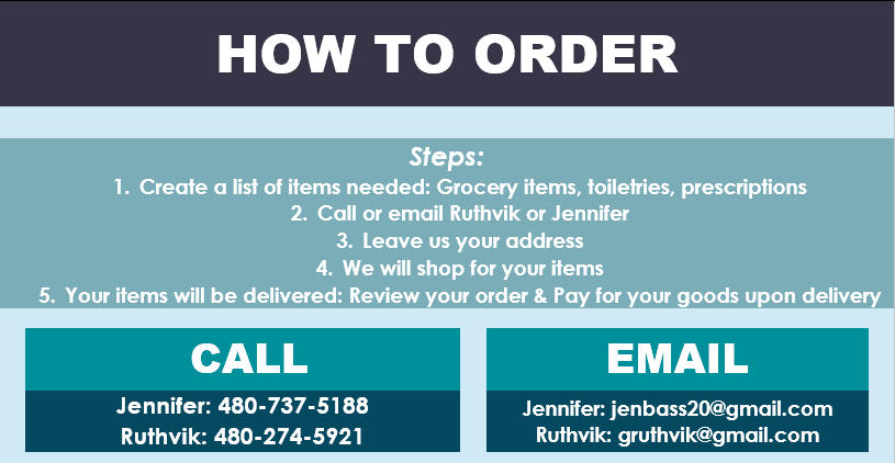 TempeCommunity's tweet photo. Are you a senior in need of grocery delivery? Leave It To Us Shoppers, Inc. can help with fee free delivery. Get more details here: https://t.co/NBrxU5l98x
#tempe #community https://t.co/yoDYQy7nIJ