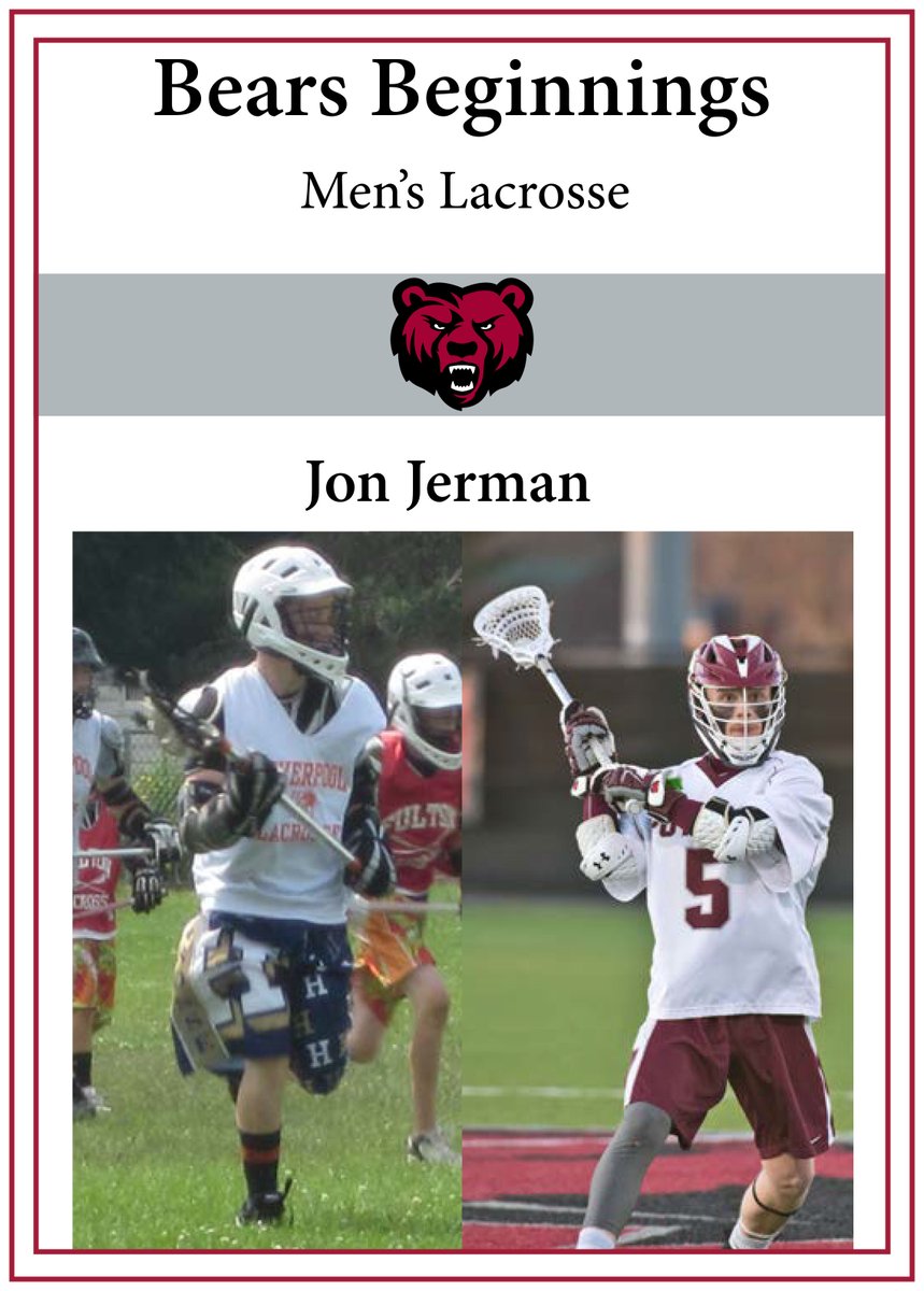 PotsdamBears's tweet photo. Jon Jerman of the men's lacrosse team's #BearsBeginnings #PotsdamBears #PotsdamLacrosse https://t.co/F0RKrLeL7x