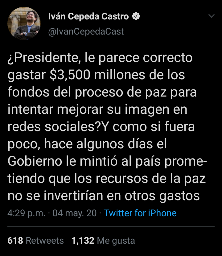 Beatlemaniaca77's tweet photo. Guardaré este valioso tuit en una imagen
#DuqueIrresponsable #DuqueInepto #DuqueMiserable 

Jajaja no le bastó ni con comprar la presidencia mlprd https://t.co/FDIs64u3dP