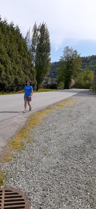 I’m a finisher for the BMO Vancouver virtual 1/2 marathon.  This morning I completed it in Agassiz/ Harrison.