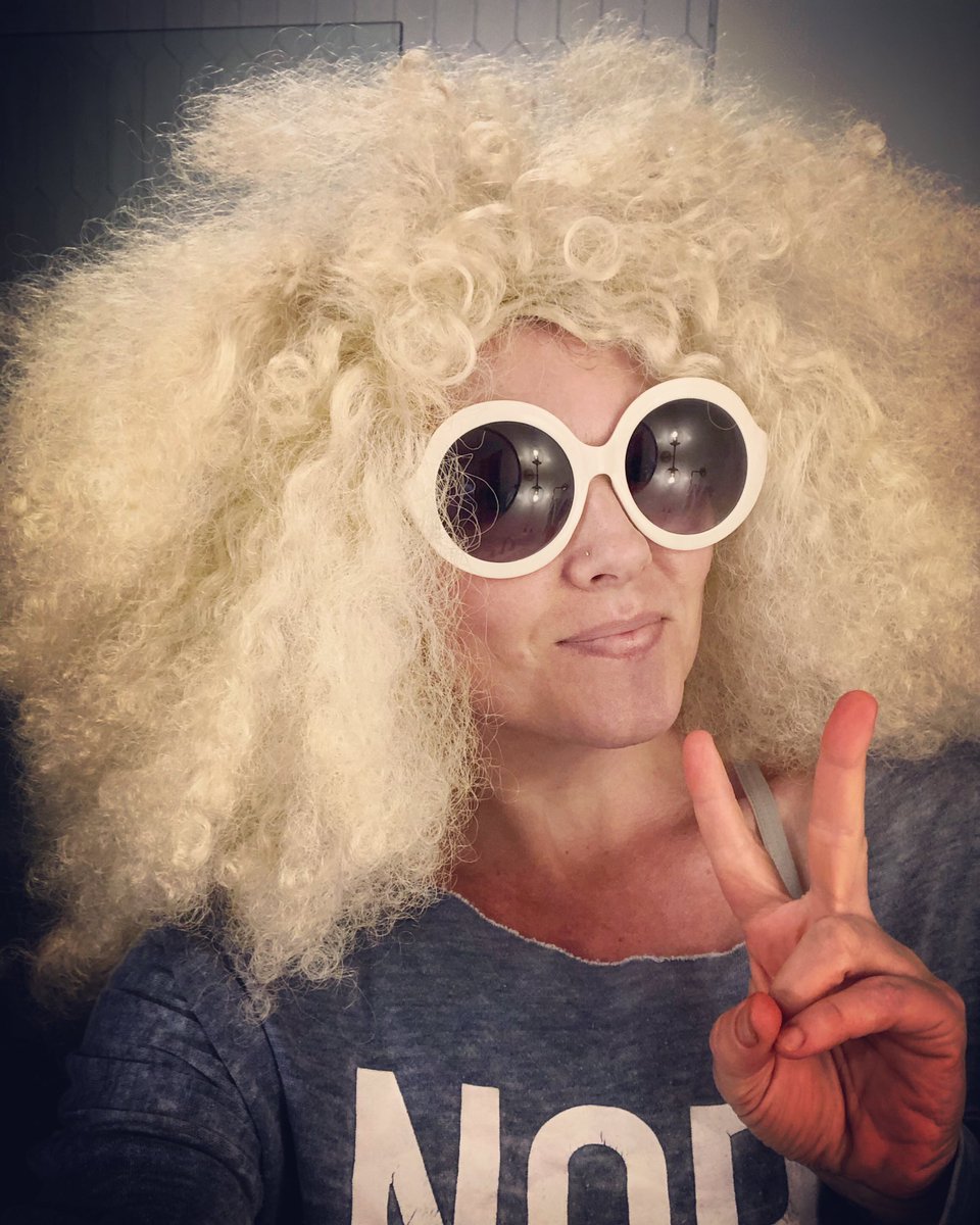 LibraryGirl_75's tweet photo. We are celebrating our Seniors with a #CHSVirtualSpiritWeek! 

Today brought to you by #CrazyHairDay... or just another Monday in quarantine. 

#CHSVirtualSpiritDay
@CentralBulldog @CHSLibrary1 https://t.co/1s46M1B2v9