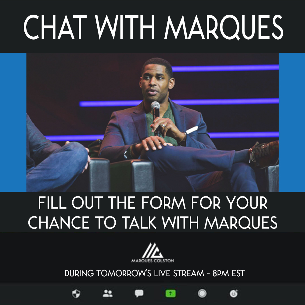 I want to talk to you. Tomorrow during my live stream I'm going 1-on-1 with some of you to answer your business questions. Hit the link in my bio to fill out the form and I'll hit you on Zoom tomorrow!

#businesstips #businessadvice #smallbusinessowner