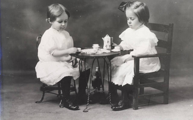 focomod's tweet photo. Thanks for "calling" us, @CSUartmuseum! We nominate @HistoryColorado to continue #MuseumTelephone!
(Once tagged, share a piece from your museumโs collection containing some sort of similarity to our post. Good luck!)
๐ท: Unidentified children at tea party, c. 1900 https://t.co/Of2zZnxJ5A