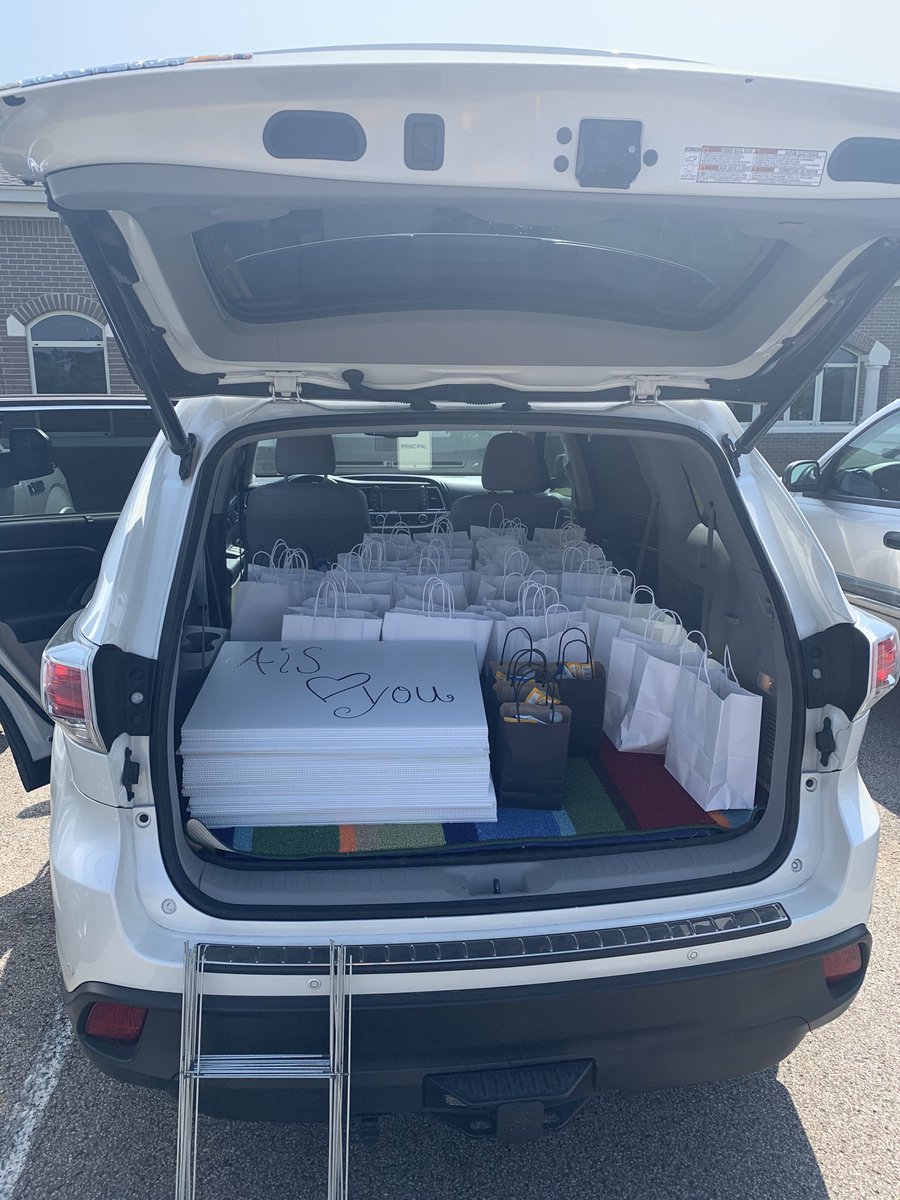 AthensAIS's tweet photo. Teacher Appreciation Week started with goodie bags and yard signs delivered to all employees at AIS. We love our employees #OneAthens #AISProud #AthensAIS https://t.co/s1HidFFBdc